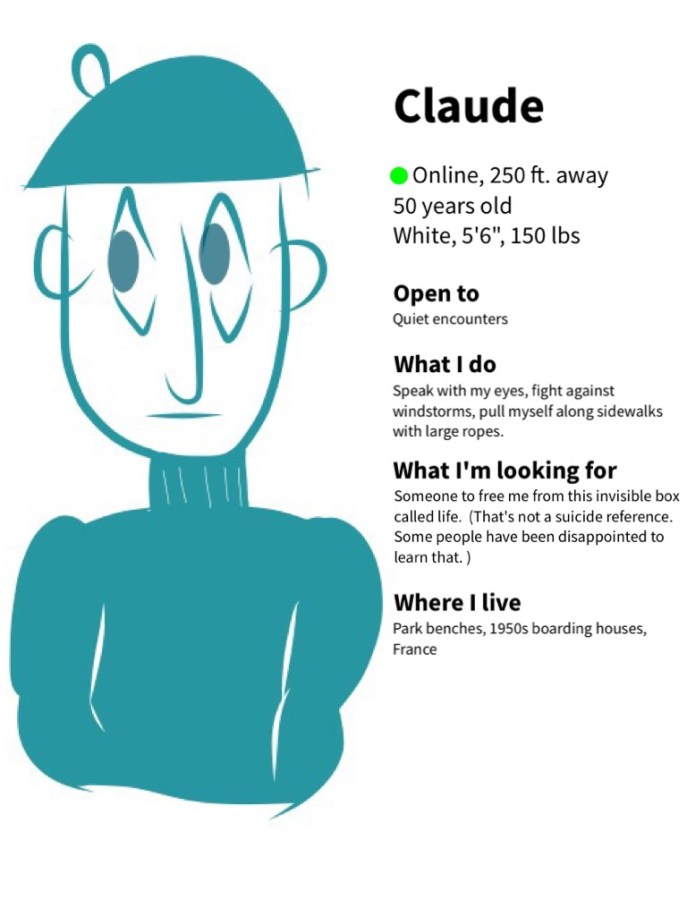 Scruffs to avoid: the mime